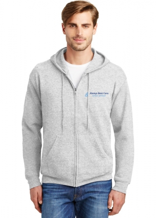 Hanes® EcoSmart® Full-Zip Hooded Sweatshirt