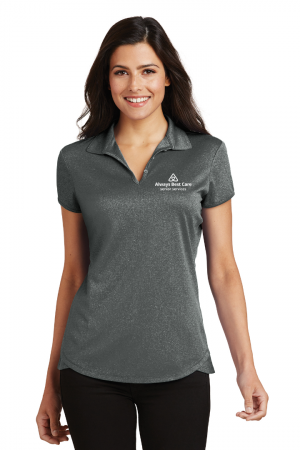 Port Authority Ladies Trace Heather Polo.