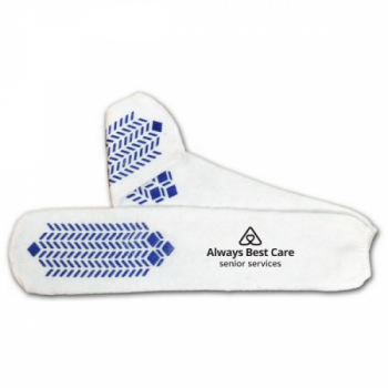 Blue Slip Resistant Hospital Socks