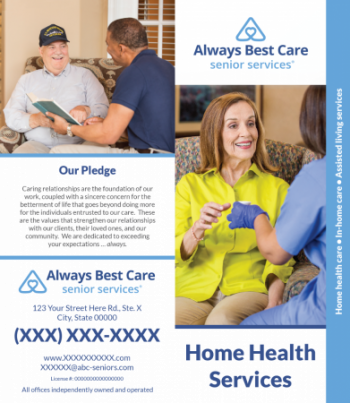 Home Health Brochure - Half Fold