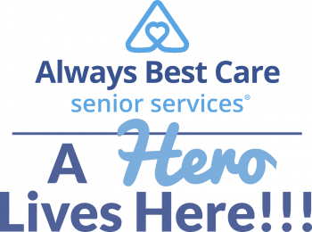 A Hero Lives Here-Yard Sign