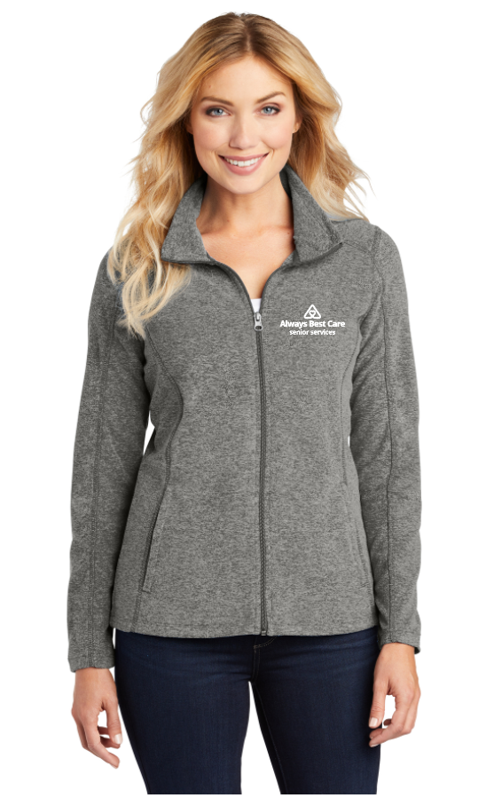 Port Authority Ladies Heather Microfleece Full-Zip Jacket. – ABC ...