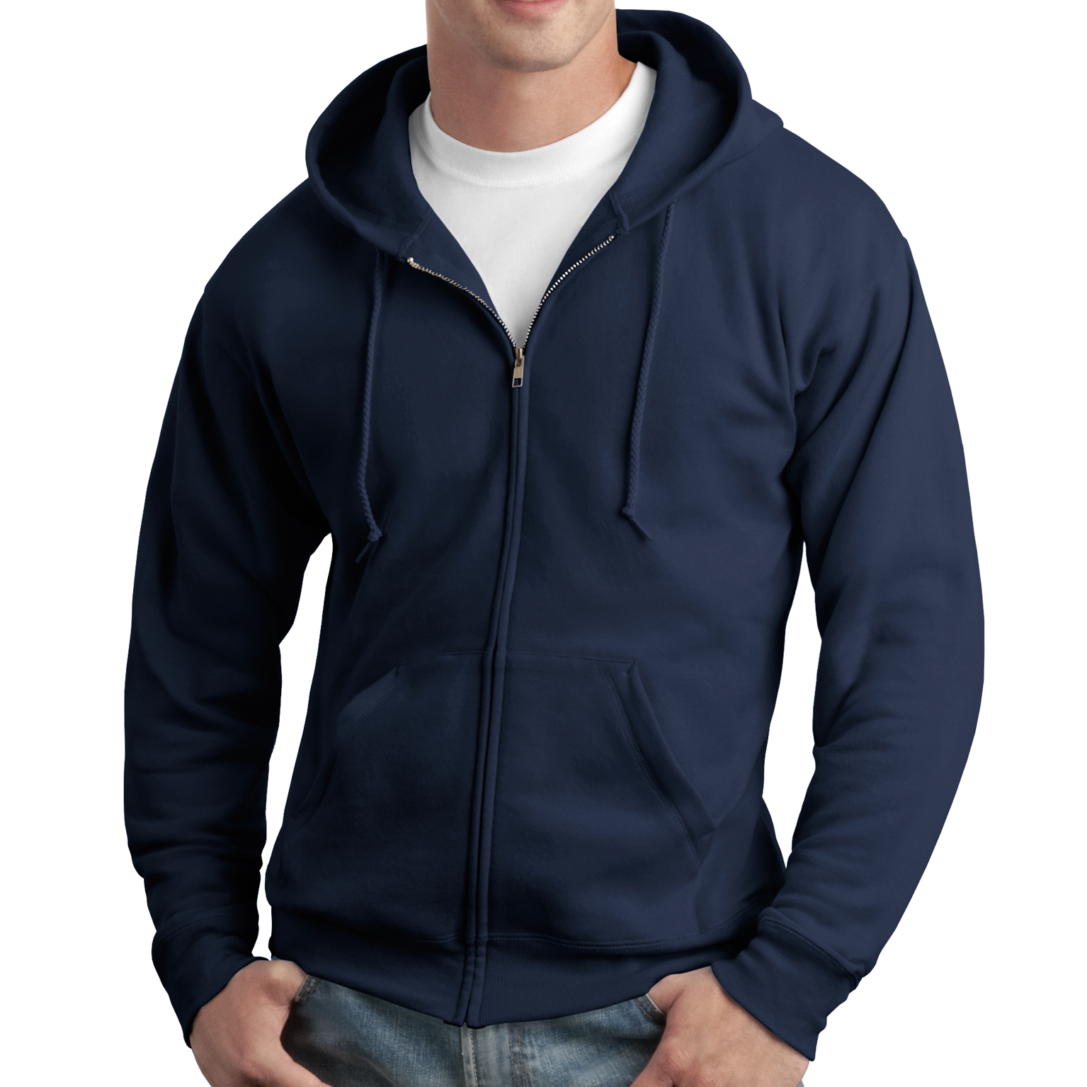 Hanes® EcoSmart® Full-Zip Hooded Sweatshirt – ABC Company Store